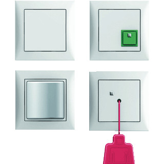 Berker S.1/B.3/B.7 wandcontactdoos 1V wit