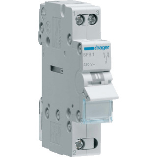 Hager Omschakelaar 2P 32 A I-0-ii com.onder