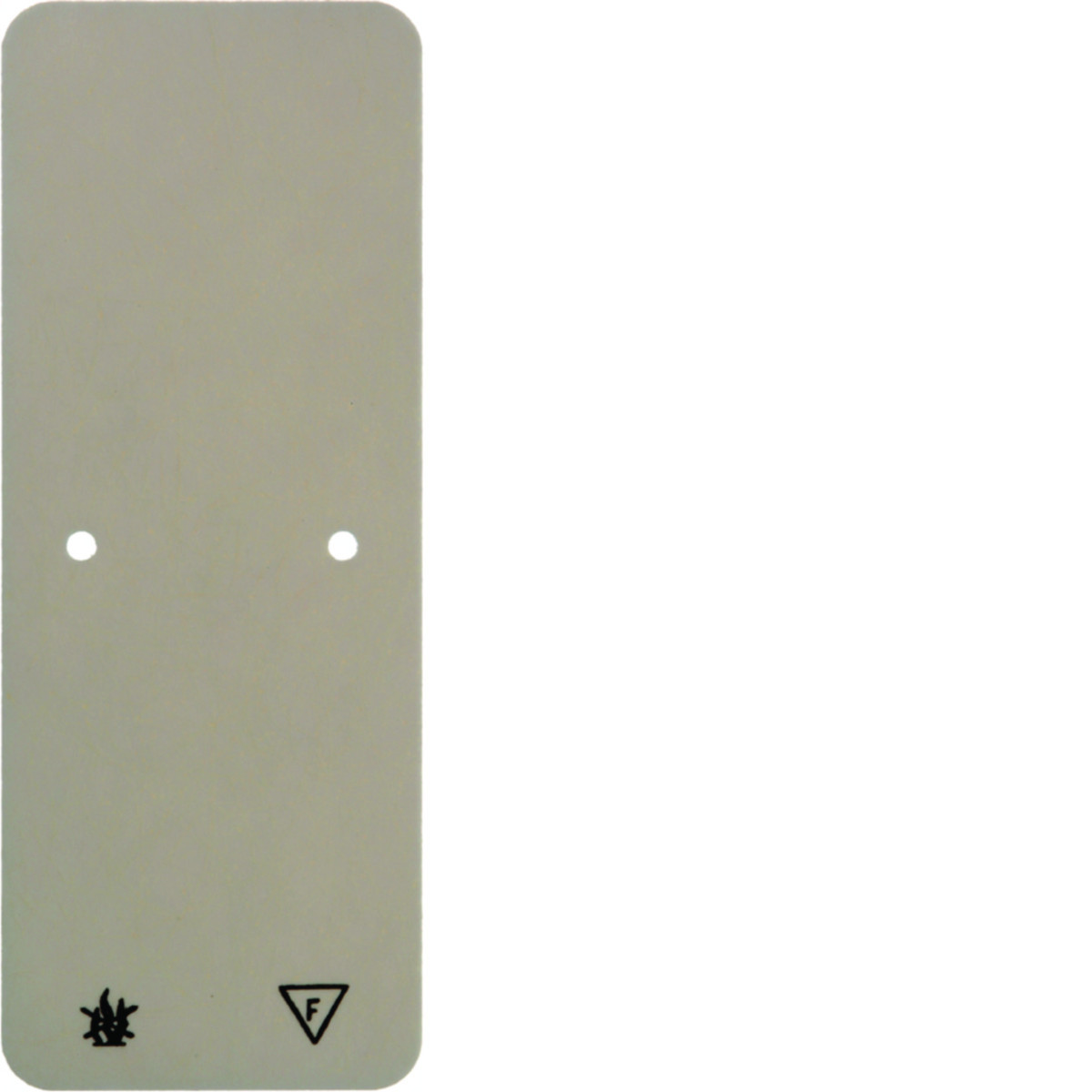 Hager Opbouw Bodemplaat Voor combinaties 3-voudig, zelfdovend, opbouwserie