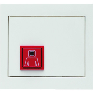 Berker Noodoproepsyst.oproeptoets+raam berker K.1/K.5 polarwit