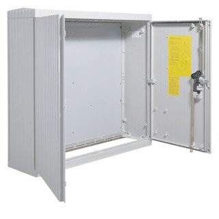 Hager Polyester verdeelkast grootte 2/1005 met montageplt 1005x1110x315mm