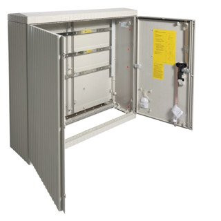 Hager Polyester verdeelkast grootte 2/1005 met railsystm 1005x1110x315 MM