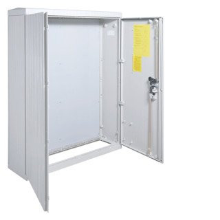 Hager Polyester verdeelkast grootte 2/1355 met montageplt 1355x1110x315mm