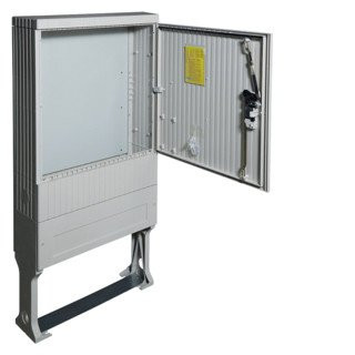 Hager Polyester verdeelzuil bouwgrootte 177 met montageplt 1710x839x277mm