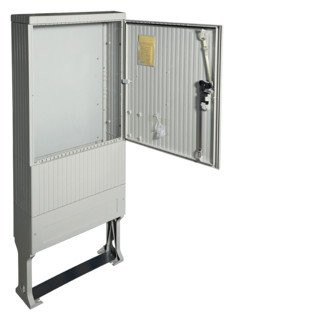 Hager Polyester verdeelzuil bouwgrootte 207 met montageplt 2010x839x277mm