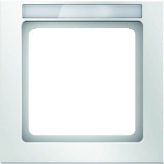 Berker Q.3 afdekraam 1V horizontaal en verticaal wit ip20