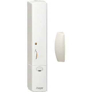 Hager Raamcontact KNX-RF batterij wit QL