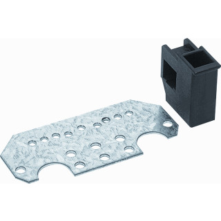 Hager Raildrager 1-polig 12x5/10MM (set A 2ST)