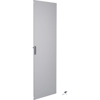 Hager Univers FZ deur kast/lessenaar aanslagdeur H1900MM B550MM D20MM staal grijs
