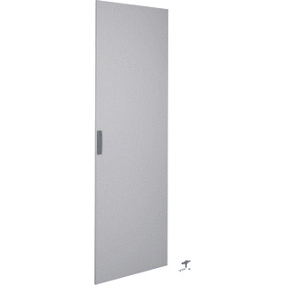 Hager Univers FZ deur kast/lessenaar aanslagdeur H1900MM B600MM D20MM staal grijs