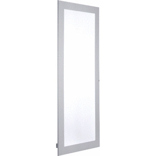 Hager Univers FZ deur kast/lessenaar aanslagdeur H1900MM B550MM D20MM staal grijs