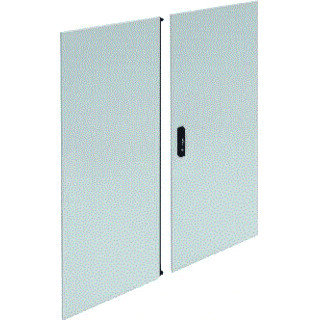 Hager Univers FZ deur kast/lessenaar aanslagdeur H1500MM B1000MM D25MM staal grijs