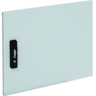 Hager Univers FZ deur kast/lessenaar aanslagdeur H750MM B500MM D25MM staal grijs