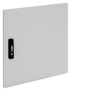 Hager Univers FZ deur kast/lessenaar aanslagdeur H750MM B500MM D25MM staal grijs