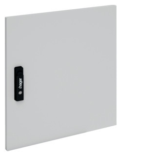 Hager Univers FZ deur kast/lessenaar aanslagdeur H750MM B750MM D25MM staal grijs