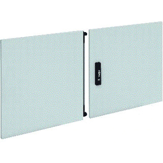 Hager Univers FZ deur kast/lessenaar aanslagdeur H750MM B1000MM D25MM staal grijs