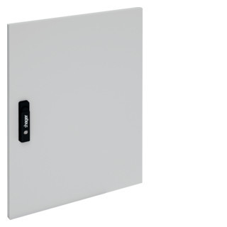 Hager Univers FZ deur kast/lessenaar aanslagdeur H750MM B750MM D25MM staal grijs