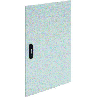 Hager Univers FZ deur kast/lessenaar aanslagdeur H750MM B250MM D25MM staal grijs