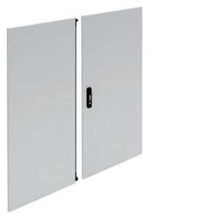 Hager Univers FZ deur kast/lessenaar aanslagdeur H750MM B1000MM D25MM staal grijs