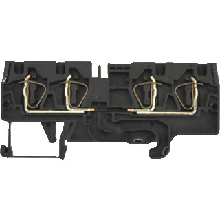 Hager Kya verbindingsrijgklem 0,13-6MM² eendr. 0,13-4MM² meerdr. zwart