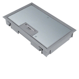 Hager Scharnierdeksel e04 147x247mm grijs voor 5MM vloerafdekking