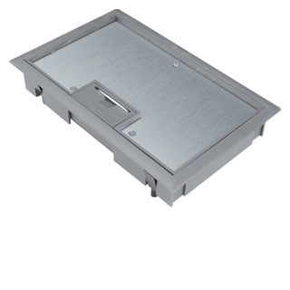 Hager Scharnierdeksel e04 147x247mm grijs voor 8MM vloerafdekking