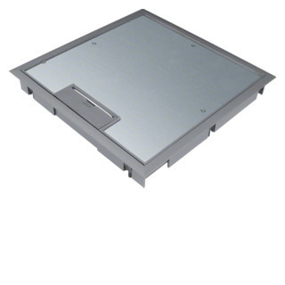 Hager Scharnierdeksel Q08 294x294mm grijs voor 12MM vloerafdekking