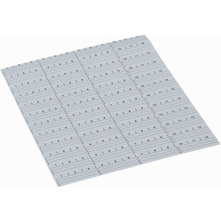 Hager Schrijfstrook voor uz005 / 12 stuks