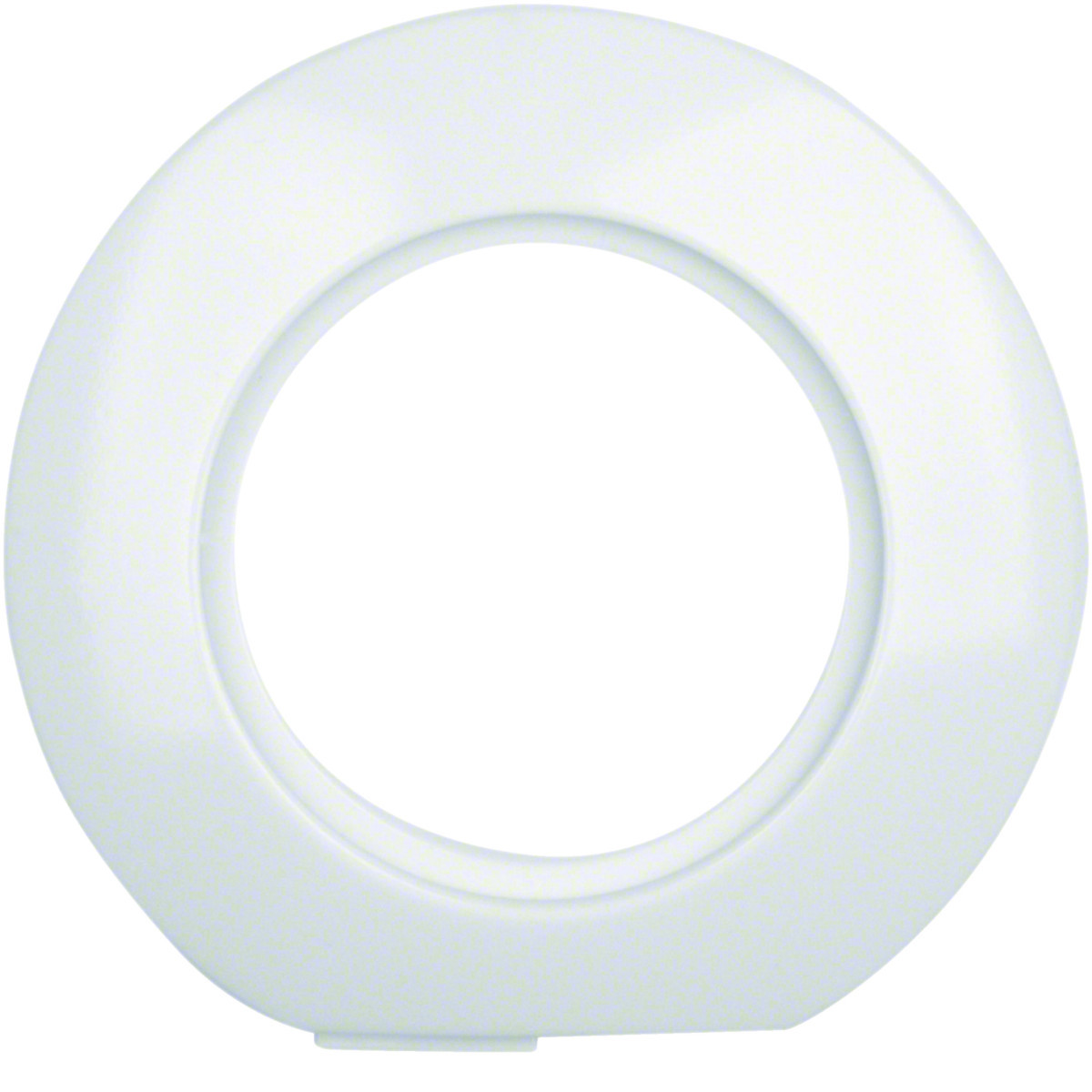 Hager Serie 1930 Eindafdekraam 1-V, serie 1930, polarwit glanzend