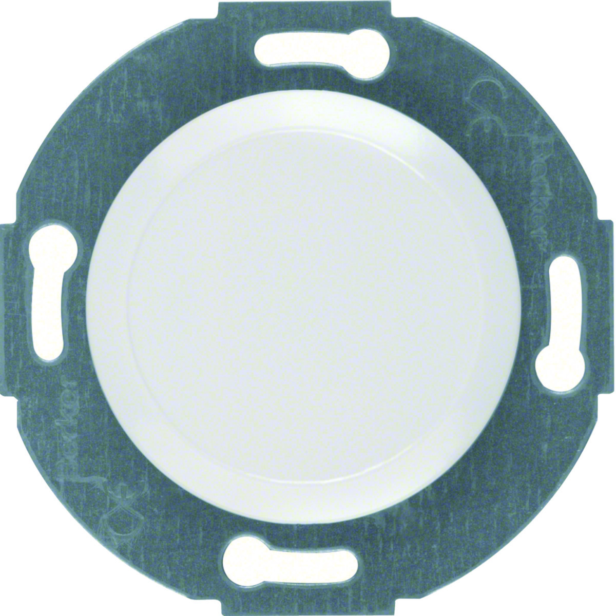 Hager Serie 1930/Glas Blindplaat Zonder spreidklemmen, serie 1930/glas, polarwit