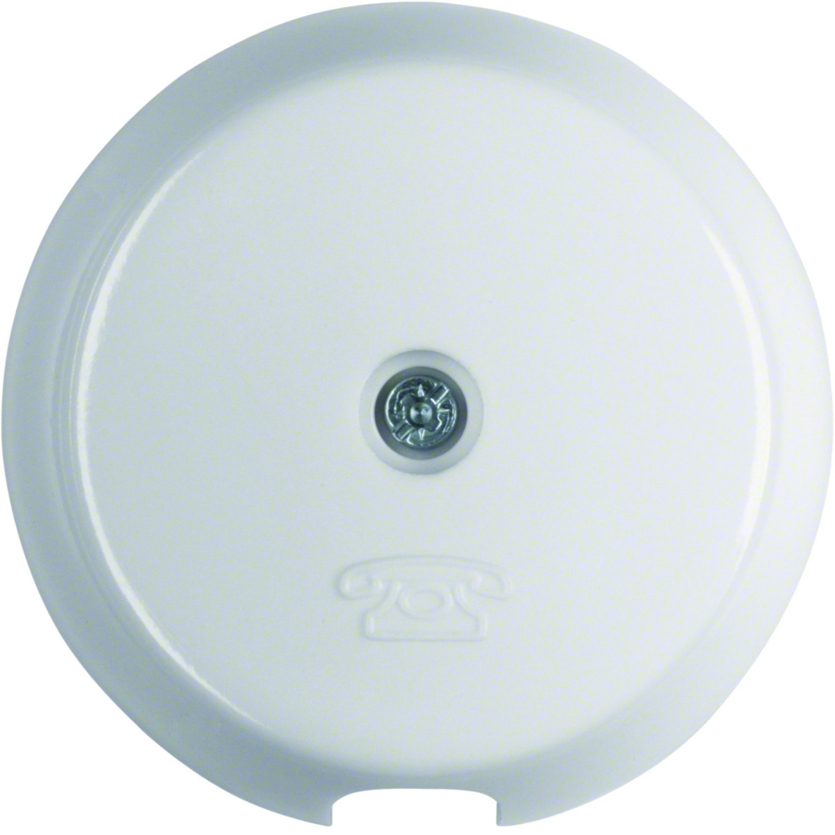 Hager Serie 1930/Glas Centraaldeel Kabeluitgang, serie 1930/glas, polarwit