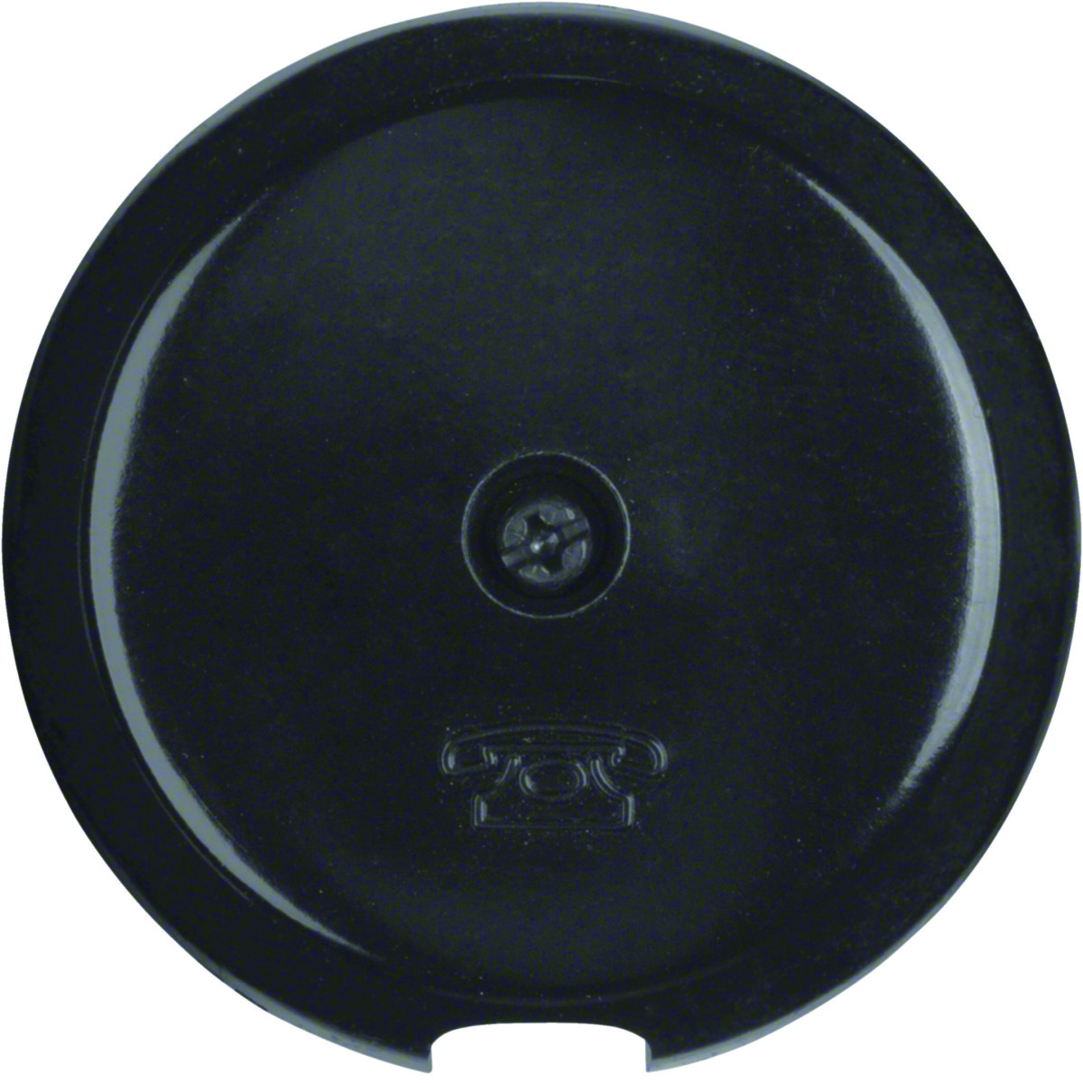 Hager Serie 1930/Glas Centraaldeel Kabeluitgang, serie 1930/glas, zwart