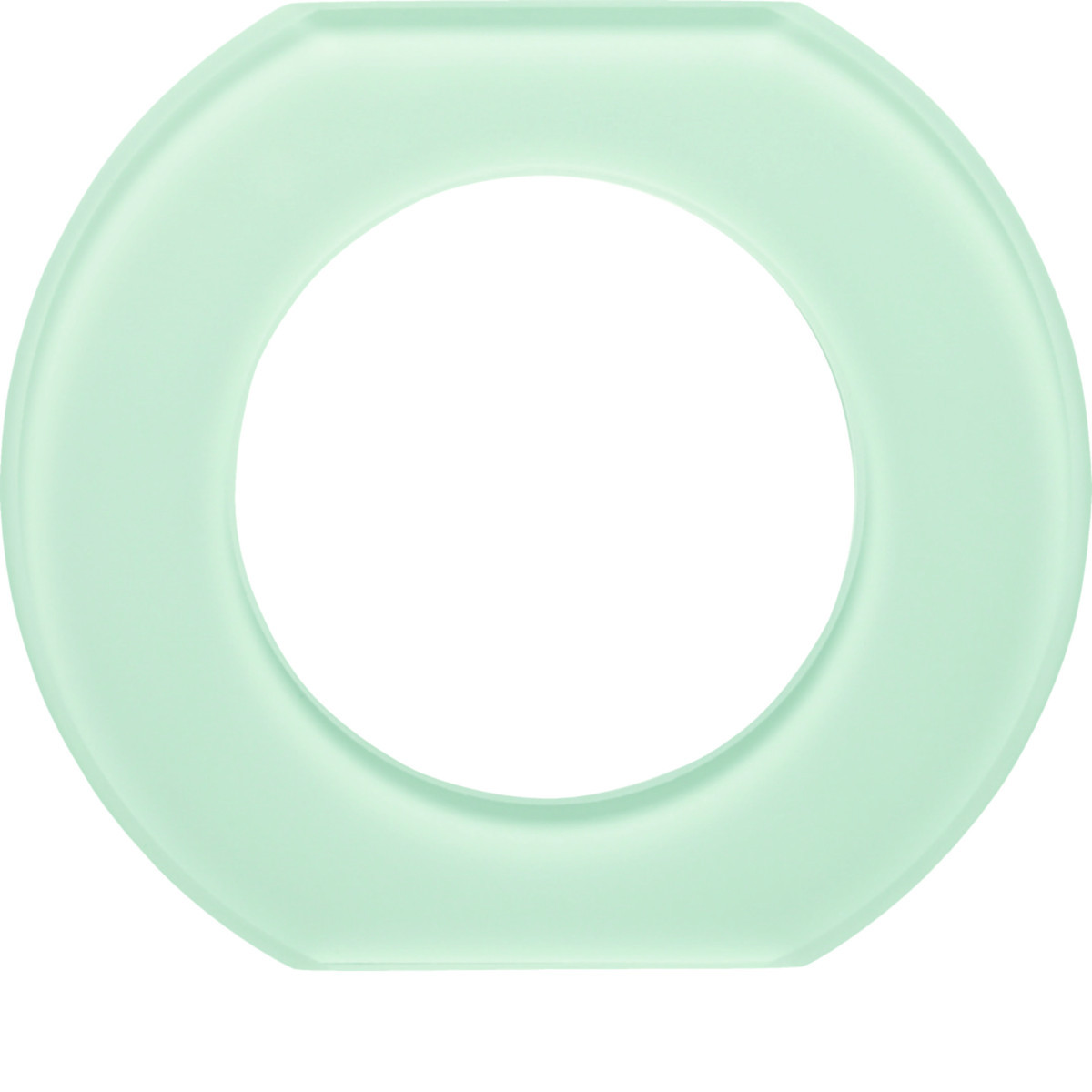 Hager Serie Glas Afdekraam 1-V middenstuk, serie glas, polarwit