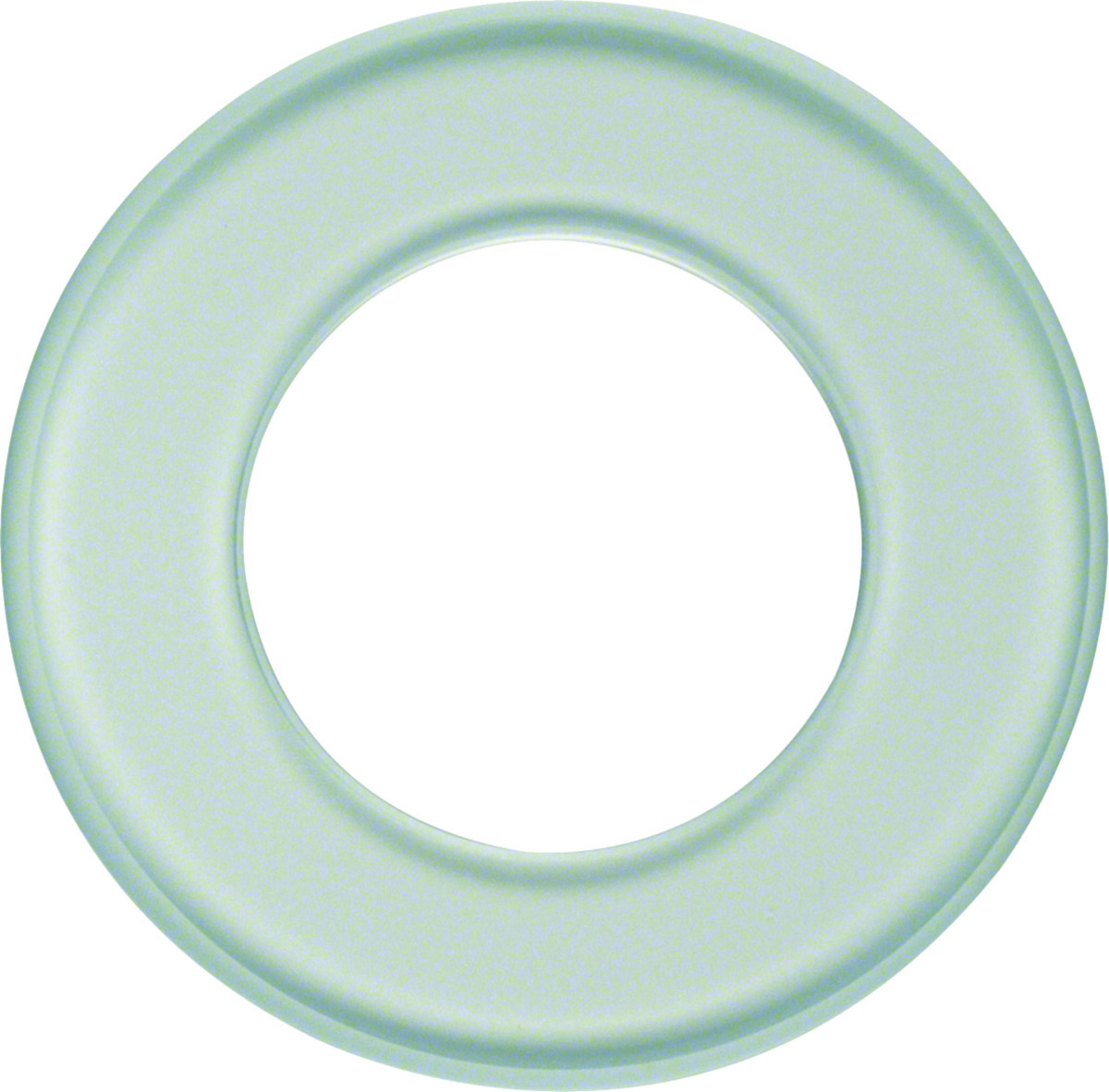 Hager Serie Glas Afdekraam 1-V, serie glas, helder