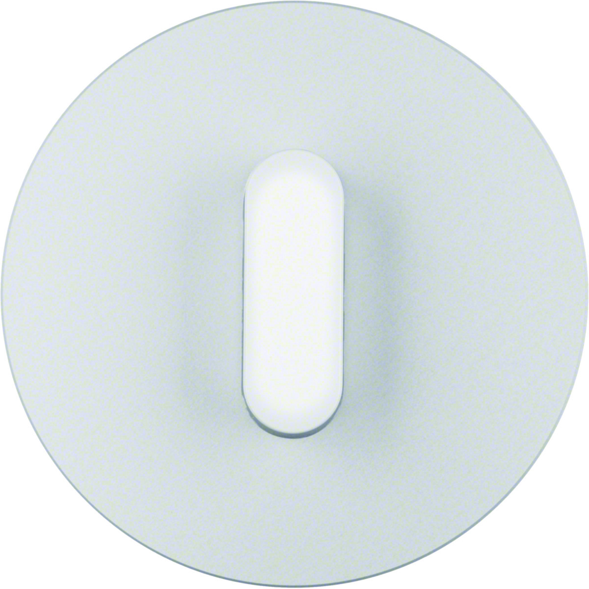 Hager Serie R.classic Afdekplaat Met knevel, serie R.classic, aluminium polarwit