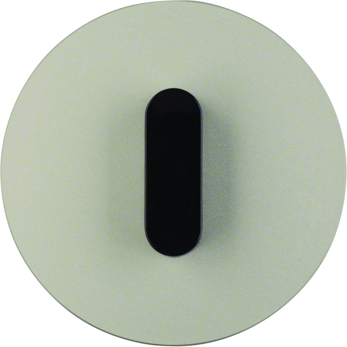 Hager Serie R.classic Afdekplaat Met knevel, serie R.classic, aluminium zwart