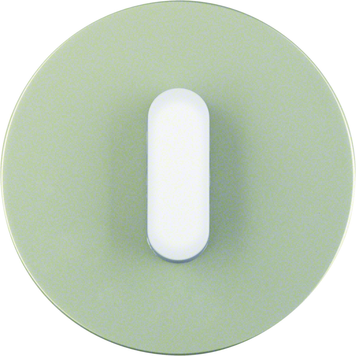 Hager Serie R.classic Afdekplaat Met knevel, serie R.classic, edelstaal polarwit