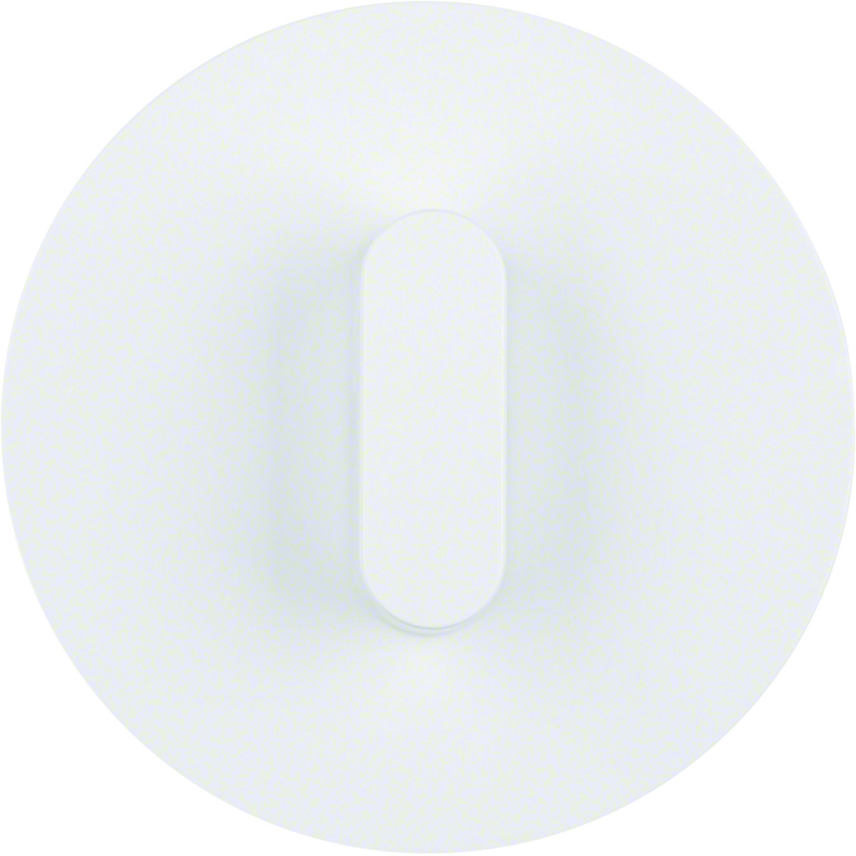 Hager Serie R.classic Afdekplaat Met knevel, serie R.classic, kunststof polarwit