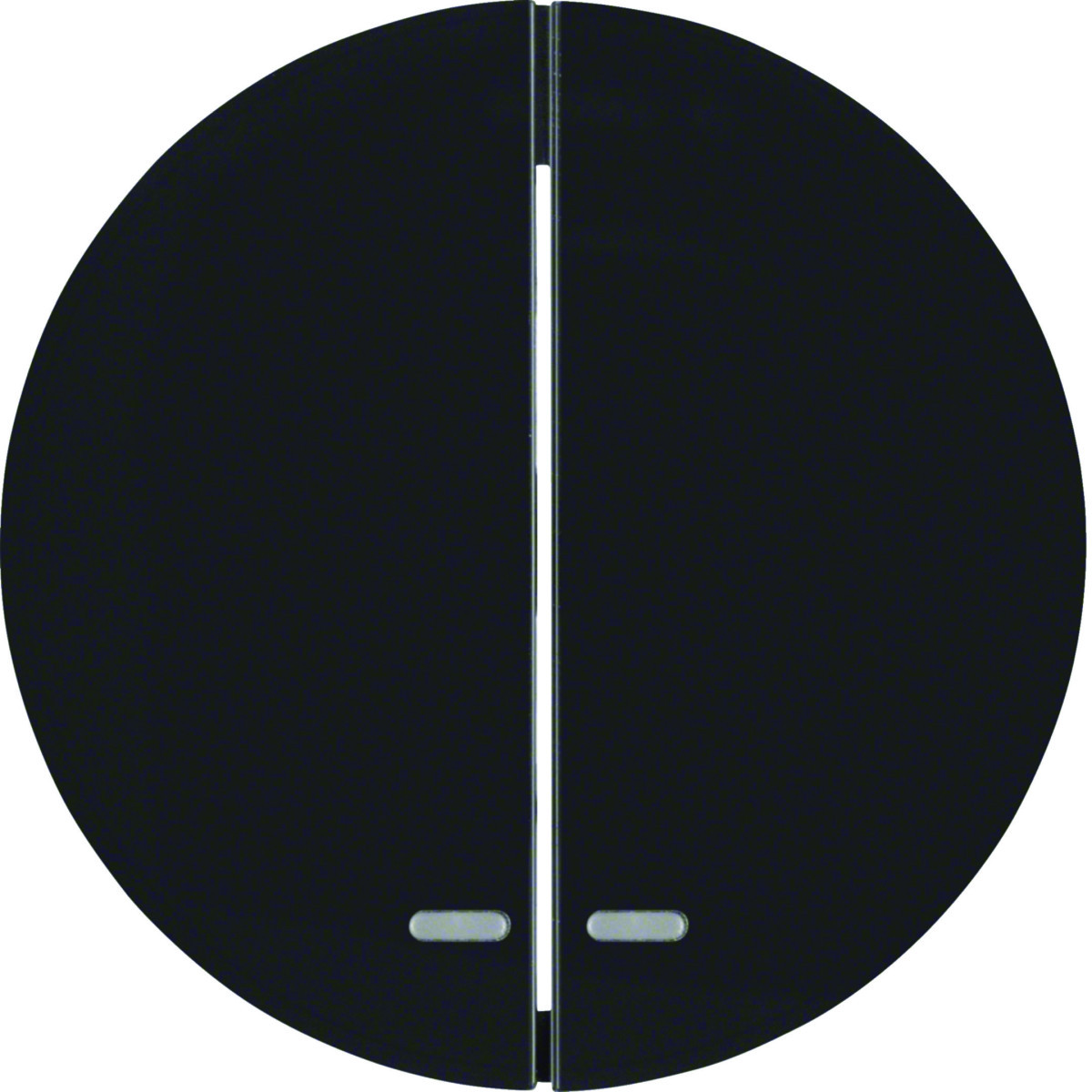 Hager Serie R.classic Wip 2-V, met lens, R.1/R.3/R.8, zwart