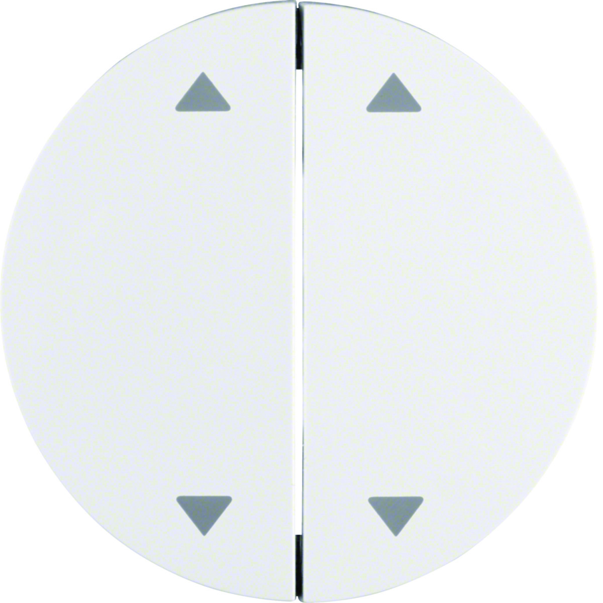 Hager Serie R.classic Wippen Voor dubbele jaloeziebediening, R.1/R.3/R.8, polarwit