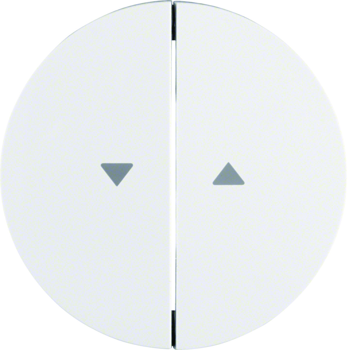 Hager Serie R.classic Wippen Voor enkele jaloeziebediening, R.1/R.3/R.8, polarwit