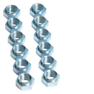 Hager Set moeren M12 voor hoofdrailsysteem (12 stuks)