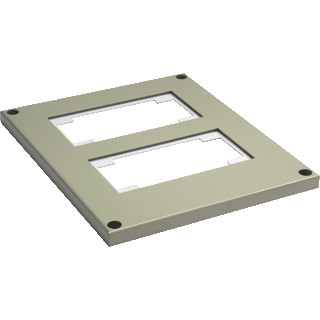 Hager Sluitplaat open 6-velden voor FG..SD