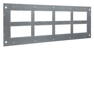 Hager Sluitplaat open voor inbouw kabelinvoeringen 1100x400 MM