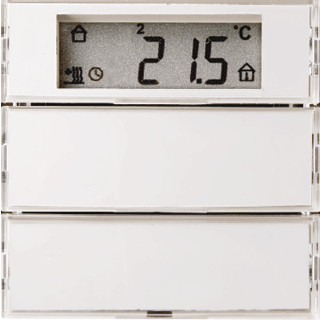 Berker S.1 tastsensor bussysteem S.1/B.1/B.3/B.7 KNX 2-voudig wit met tekstv inbouw ip20 ral 1013
