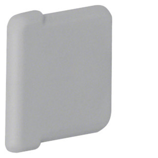 Hager Tehalit B/Ba6, eindplaat voor kanaal 15x15 MM, grijs