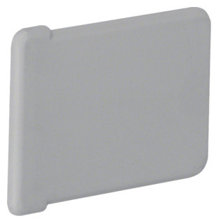 Hager Tehalit B/Ba6, eindplaat voor kanaal 40x25 MM, grijs