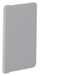 Hager Tehalit B/Ba6, eindplaat voor kanaal 40x60 MM, grijs