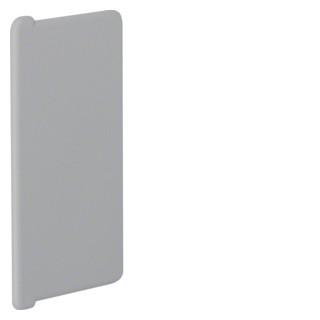 Hager Tehalit B/Ba6, eindplaat voor kanaal 40x80 MM, grijs