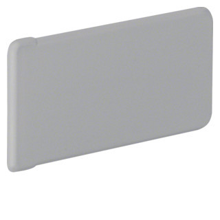 Hager Tehalit B/Ba6, eindplaat voor kanaal 60x25 MM, grijs